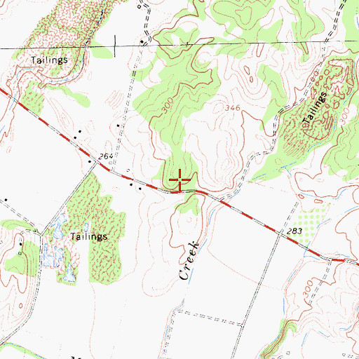 Topographic Map of Mule Creek State Prison Fire Department, CA