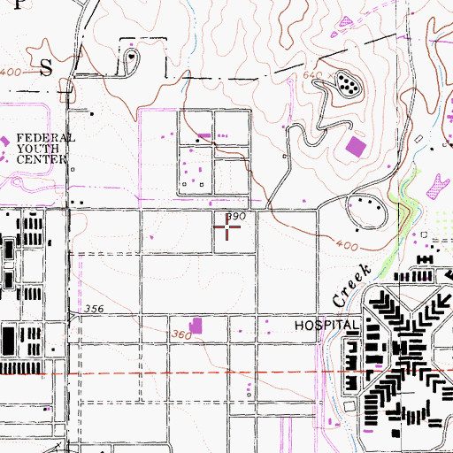 Topographic Map of Alameda County Fire Department Fire Station 17, CA