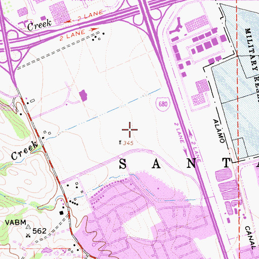 Topographic Map of Livermore - Pleasanton Fire Department Fire Station 2, CA