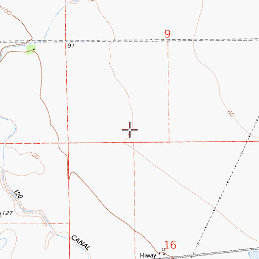 Topographic Map of Tracy Fire Department Station 98, CA