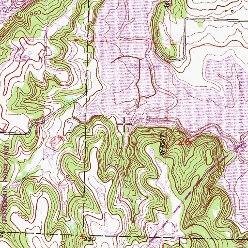 Topographic Map of Perry State Park North Boat Ramp, KS