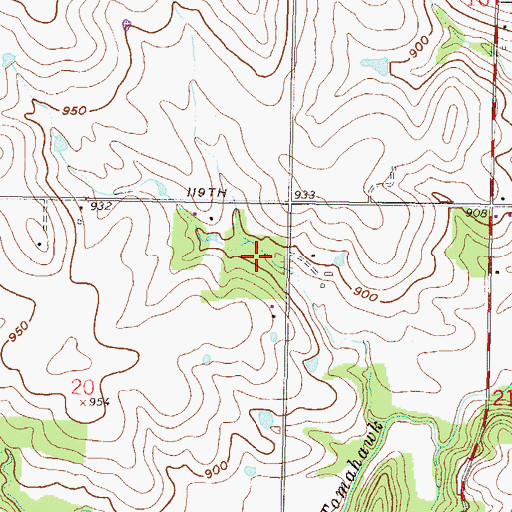 Topographic Map of Menorah Medical Center Heliport, KS