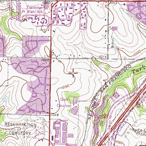 Topographic Map of US Food and Drug Administration Office of Regulatory Affairs Laboratory, KS