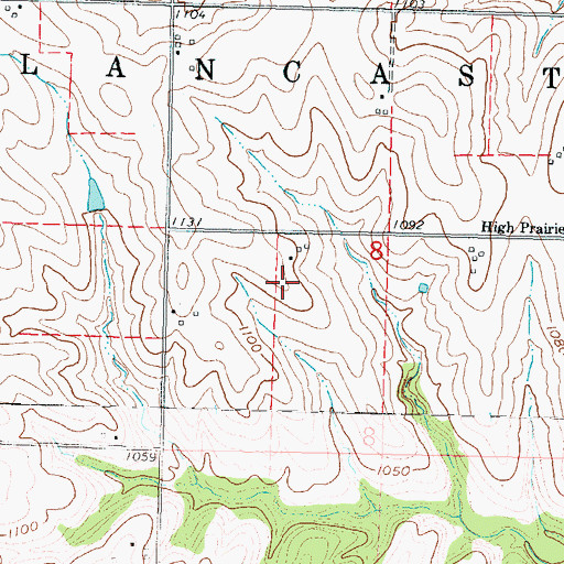 Topographic Map of KAIR - FM (Atchison), KS