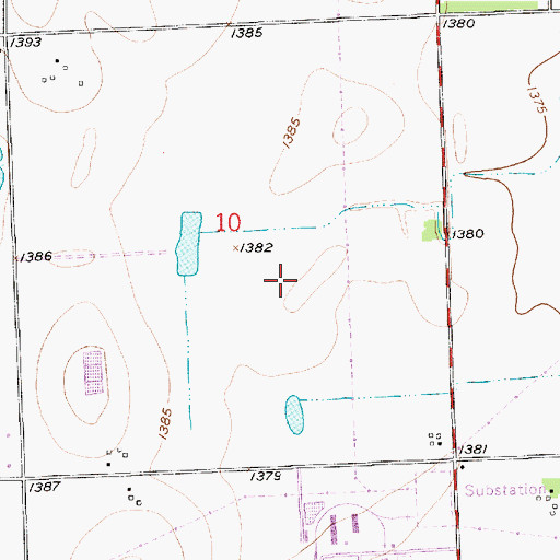 Topographic Map of KFBZ - FM (Colwich), KS