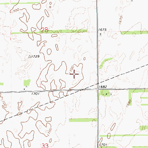 Topographic Map of KHMY - FM (Plevna), KS
