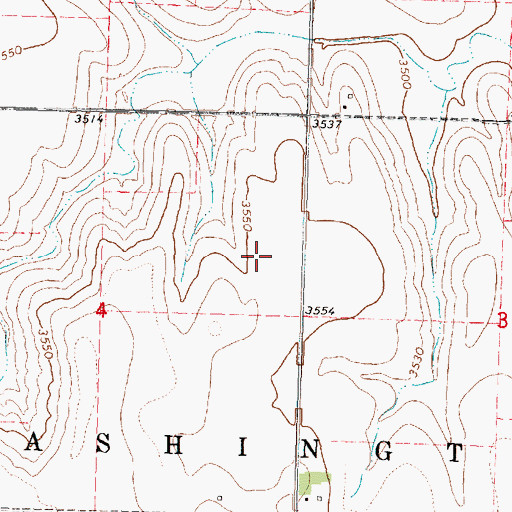 Topographic Map of KKCI - FM (Goodland), KS