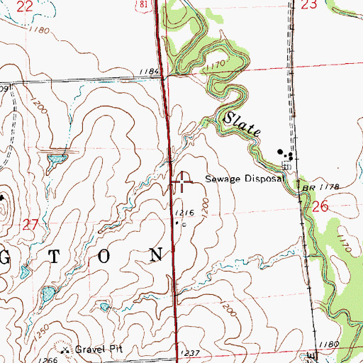 Topographic Map of KWME - FM (Wellington), KS