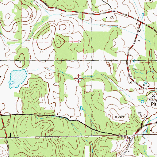 Topographic Map of Pratermill Flight Park, GA