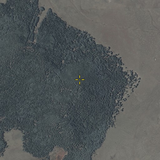 Aerial/Satellite Image of Big Cienega Mountain, AZ