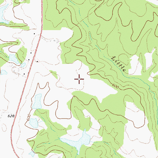 Topographic Map of Hay Field, GA