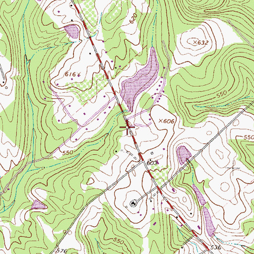 Topographic Map of Jones County Station 5A, GA