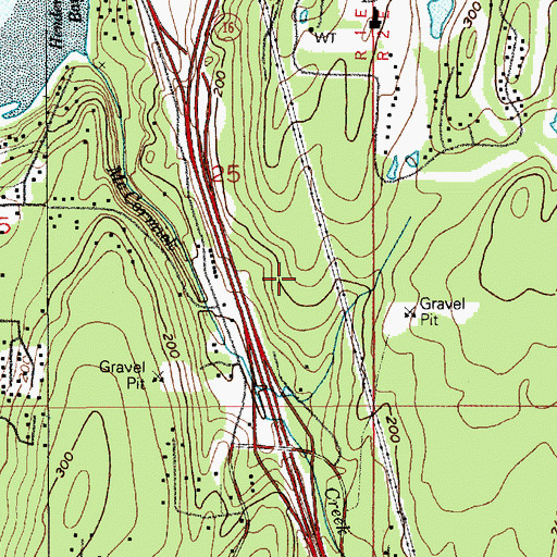 Topographic Map of Saint Anthony Hospital, WA