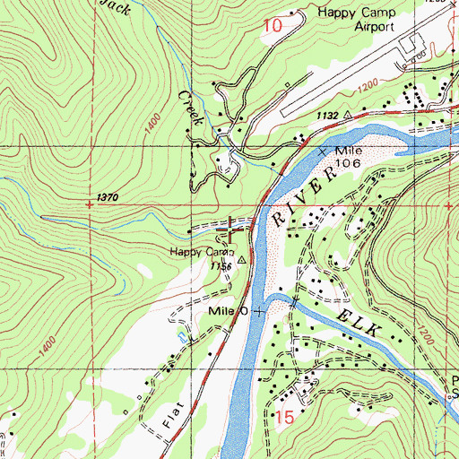 Topographic Map of Little Grider Creek, CA