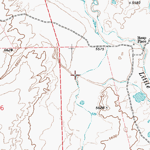 Topographic Map of Big Hollow Wash, AZ