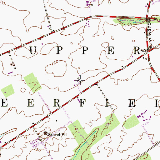 Topographic Map of Seabrook House, NJ