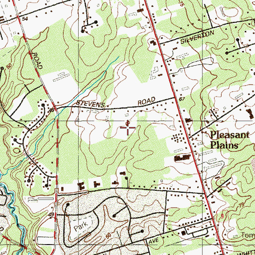 Topographic Map of Childrens Specialized Hospital at Toms River, NJ