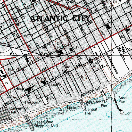 Topographic Map of Institute For Human Development - Womens Residential Drug Treatment, NJ