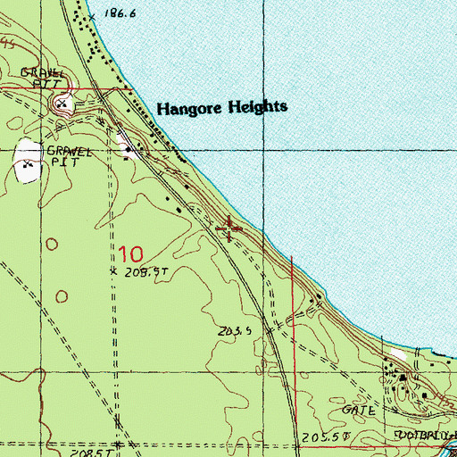 Topographic Map of United Auto Workers Family Education Center Fire Department, MI