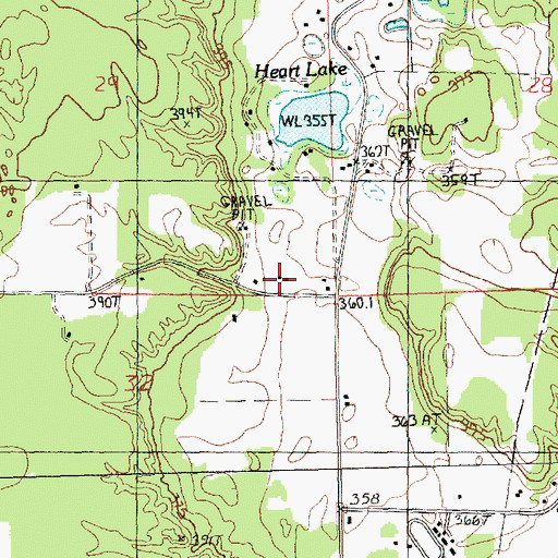 Topographic Map of Hudson Township Fire and Rescue, MI