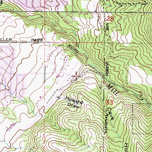 Topographic Map of South Davis Metro Fire Agency Station 84, UT