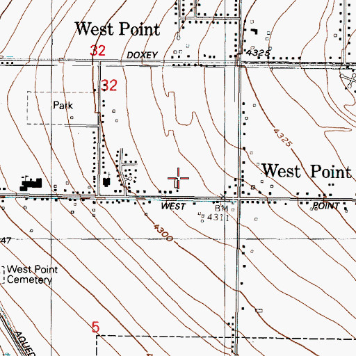 Topographic Map of North Davis Fire District West Point Station, UT