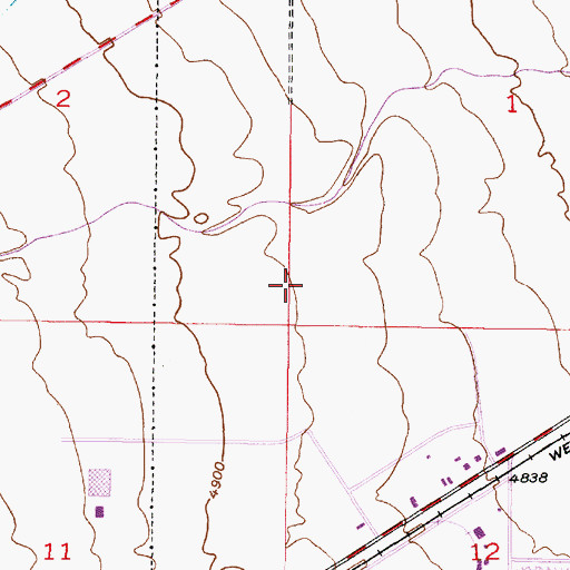 Topographic Map of West Jordan City Fire Department Station 54, UT