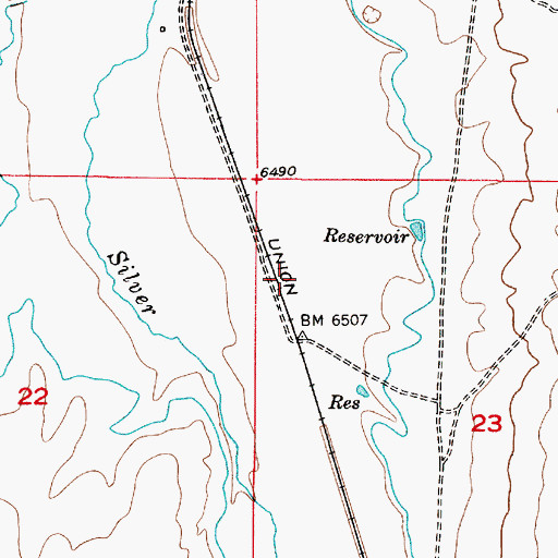 Topographic Map of Park City Fire District Station 37, UT