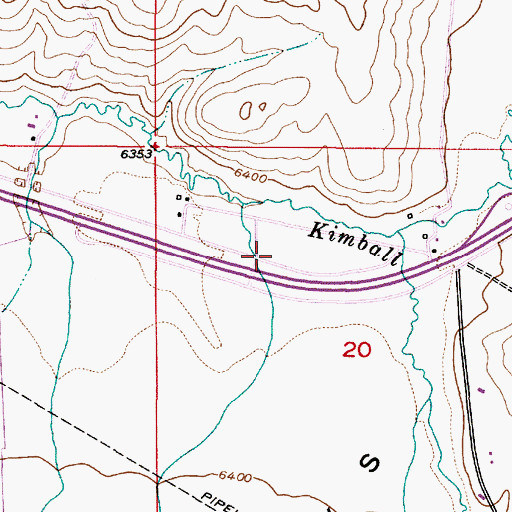 Topographic Map of Park City Fire District Station 33, UT