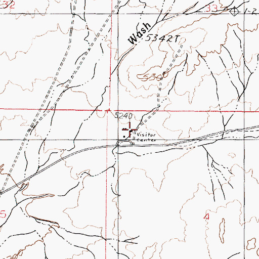 Topographic Map of Little Sahara Fire Guard Station, UT