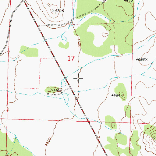 Topographic Map of Dammeron Valley Volunteer Fire Department, UT