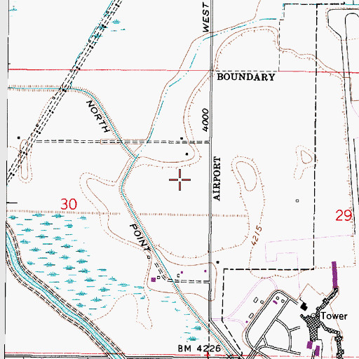 Topographic Map of Salt Lake City Fire Department Fire Station 12, UT