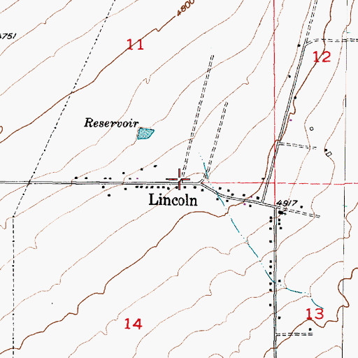Topographic Map of North Tooele County Fire Service District - Pine Canyon Station, UT