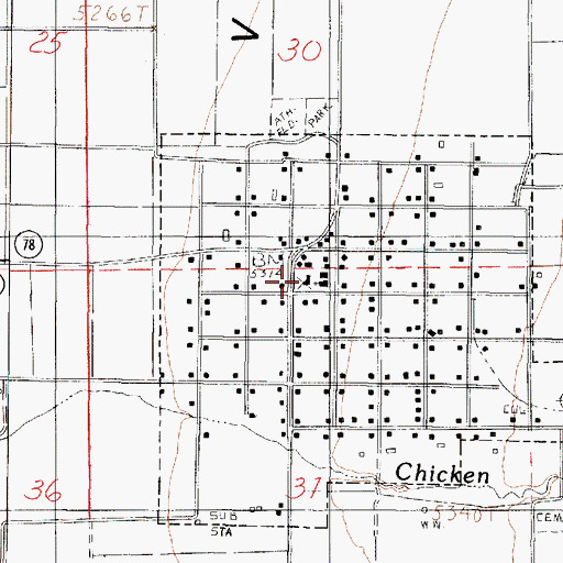 Topographic Map of Juab Special Service Fire District Levan Station, UT