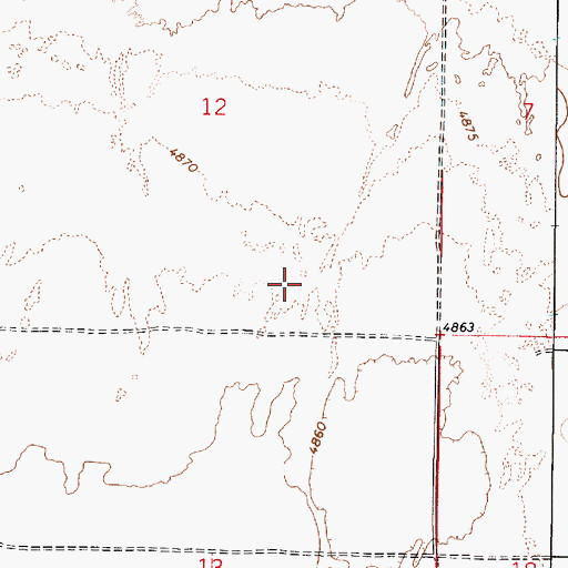 Topographic Map of Unified Fire Authority Fire Station 251 - Eagle Mountain, UT