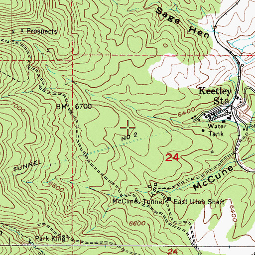 Topographic Map of Wasatch County Fire District Jordanelle, UT