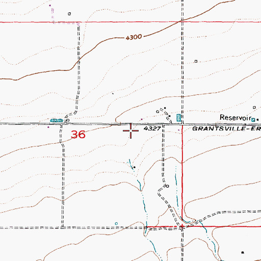 Topographic Map of North Tooele County Fire Service District - Erda Station, UT