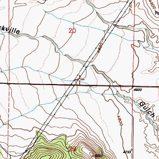 Topographic Map of Unified Fire Authority Fire Station 252 - Eagle Mountain, UT
