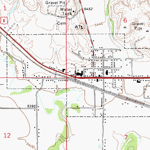 Topographic Map of Wellington Volunteer Fire Department, UT