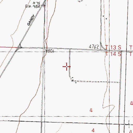 Topographic Map of Partoun Fire Department, UT