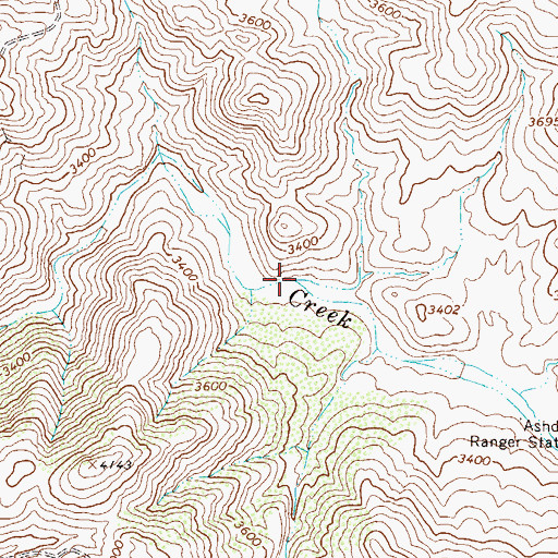 Topographic Map of Big Maggie May, AZ
