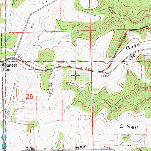 Topographic Map of West Ridge Orchard, WI