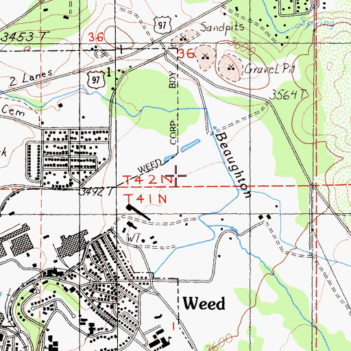 Topographic Map of Log Pond, CA