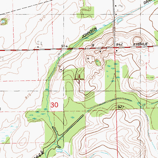 Topographic Map of Universal Life Church, MI