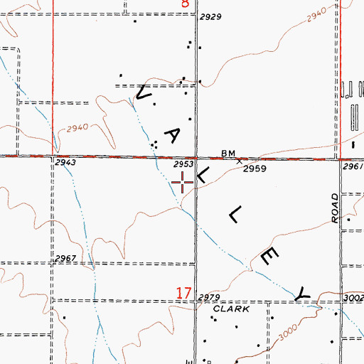 Topographic Map of Lucerne Valley Census Designated Place, CA