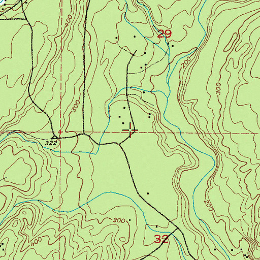 Topographic Map of Belfair-Tahuya Division, WA