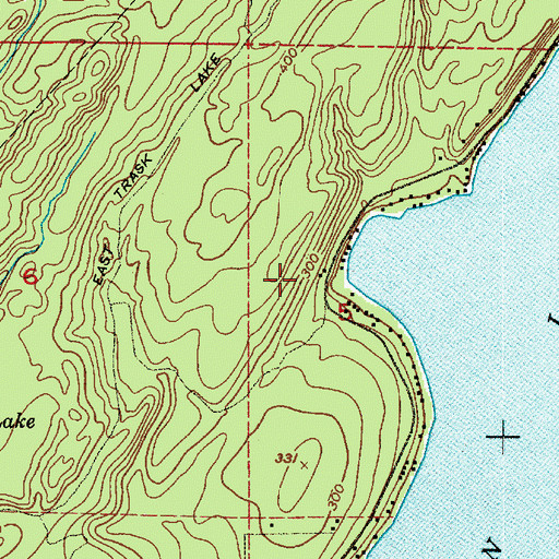 Topographic Map of Union-Grapeview Division, WA