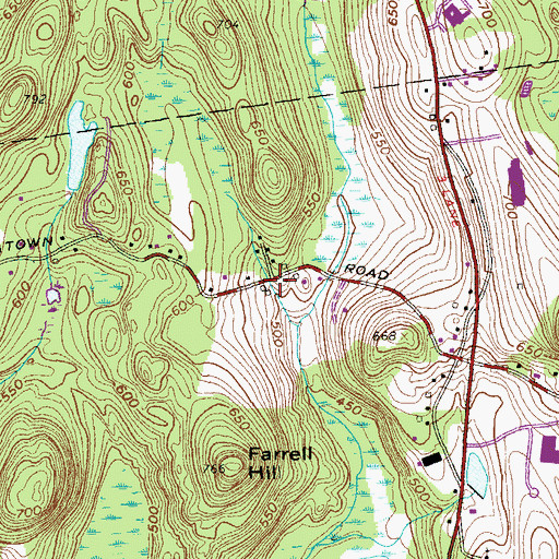 Topographic Map of Gayville, NY