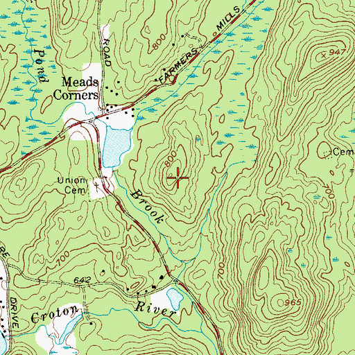 Topographic Map of Sheep Mountain, NY