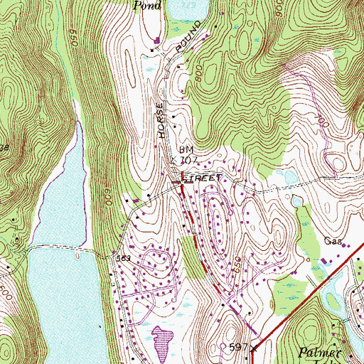 Topographic Map of Schoolhouse Number 6 (historical), NY